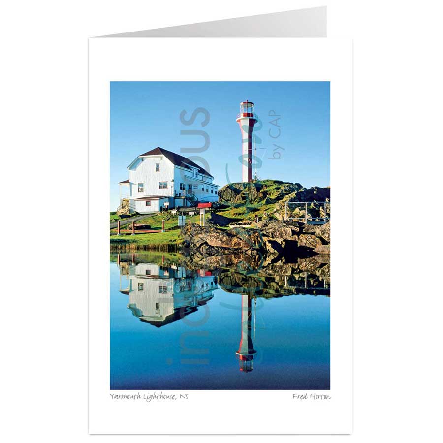 Yarmouth Lighthouse, NS by artist Fred Horton
