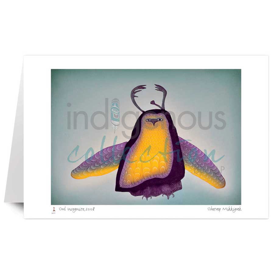 Owl Incognito by artist Ohotaq Mikkigak