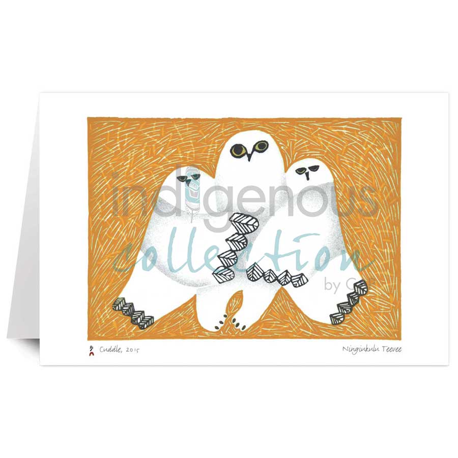 Cuddle by artist Ningiukulu Teevee