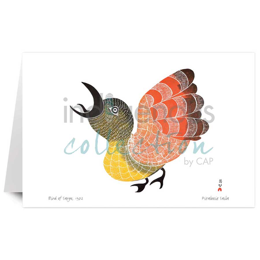 Bird of Sargo by artist Pitaloosie Saila