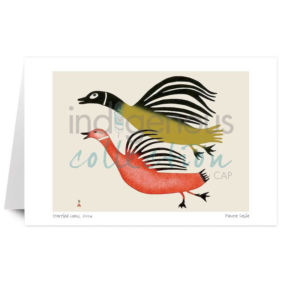 Startled Loons by artist Pauta Saila