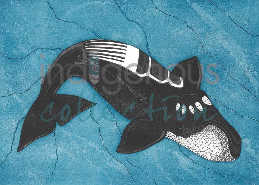 Ancient Whale by artist Tim Pitsiulak
