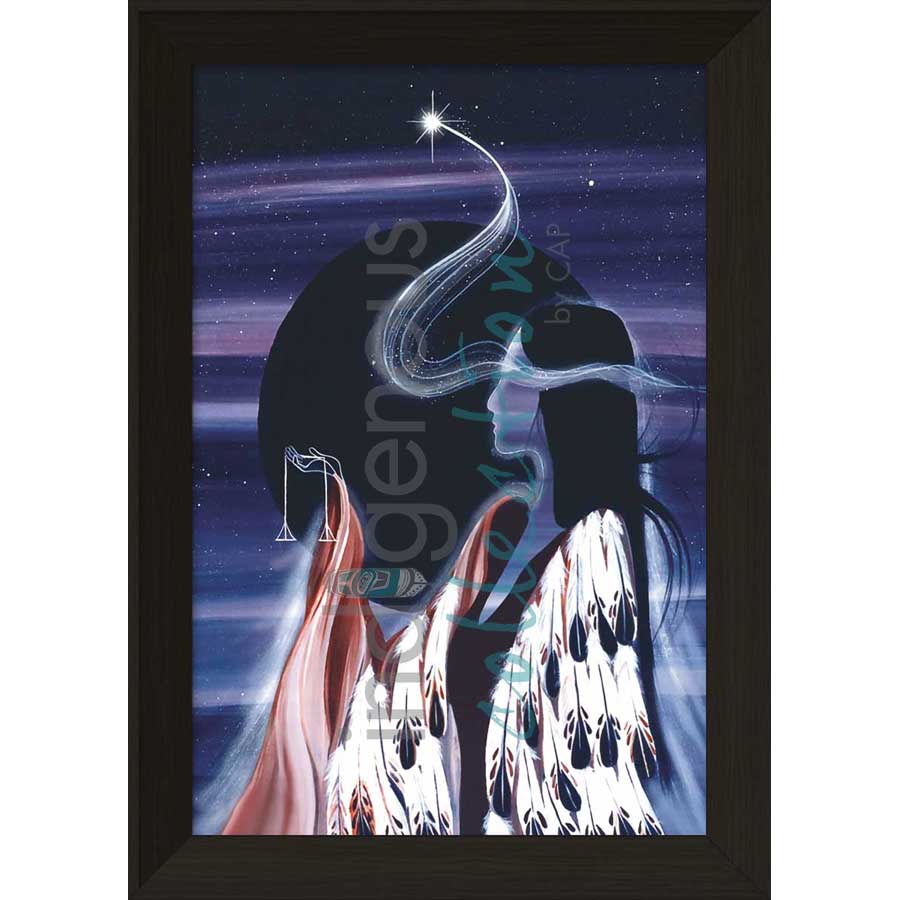 March Moon by artist Betty Albert - Cree. Indigenous Collection