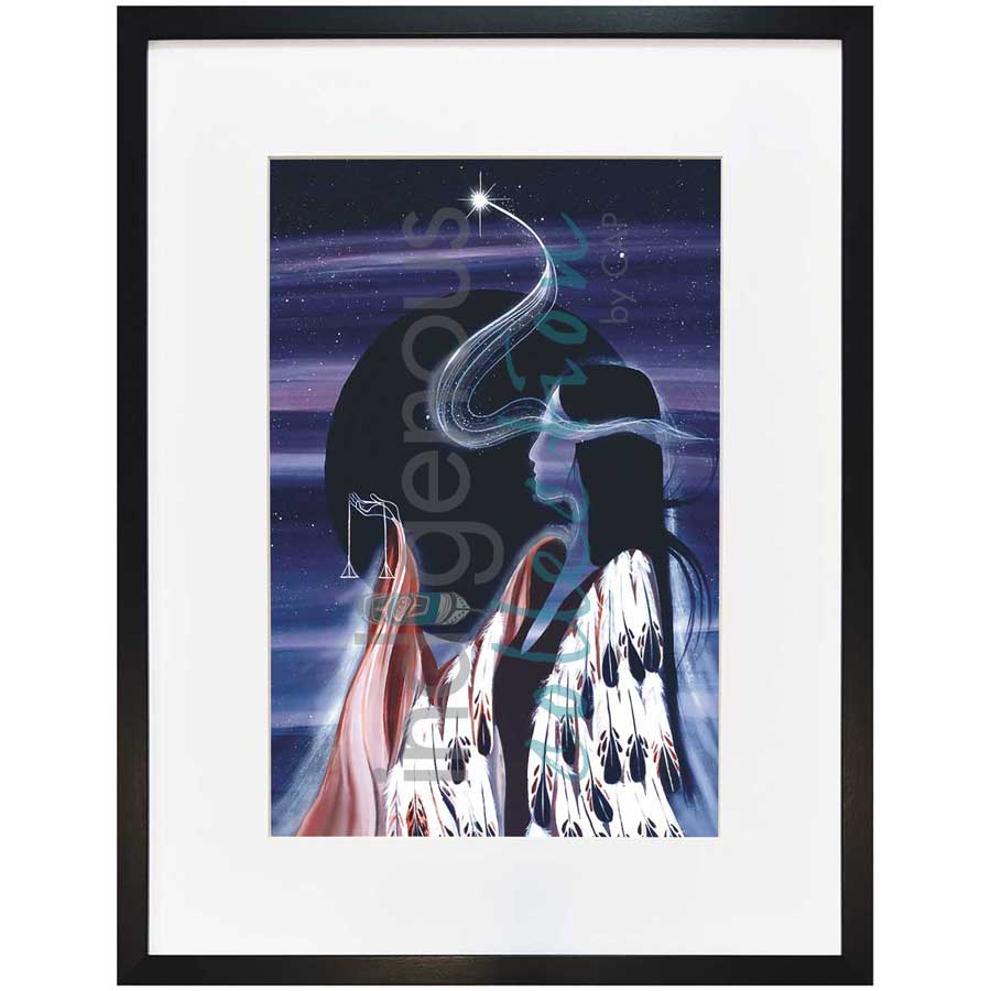 March Moon by artist Betty Albert - Cree. Indigenous Collection