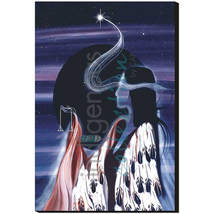 March Moon by artist Betty Albert - Cree. Indigenous Collection