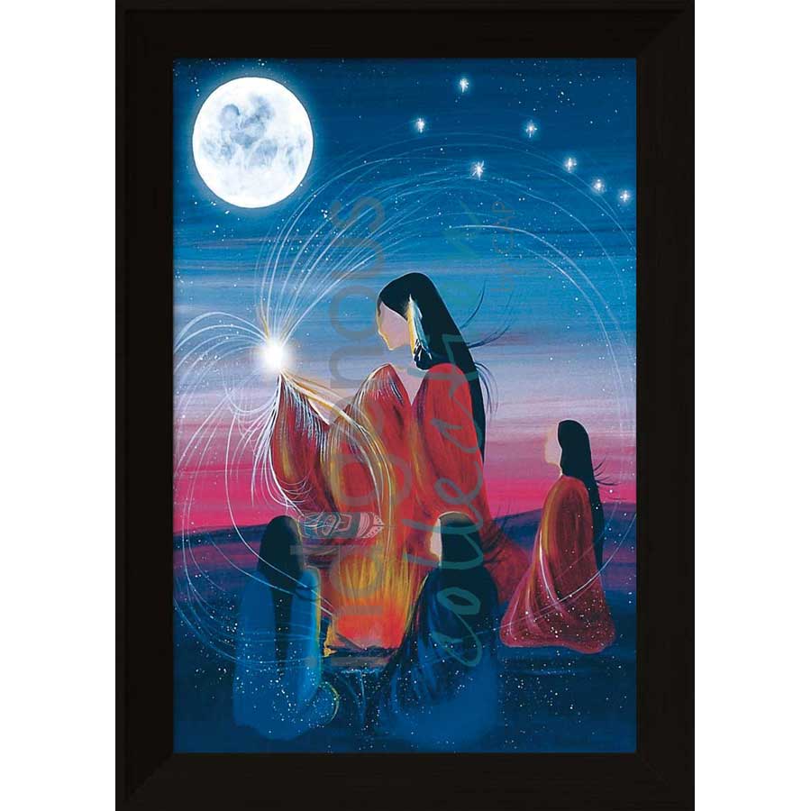 June Moon by artist Betty Albert - Cree. Indigenous Collection