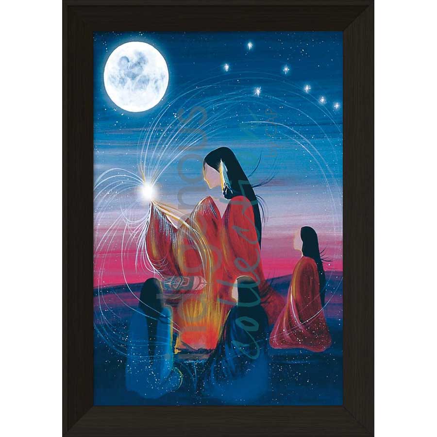 June Moon by artist Betty Albert - Cree. Indigenous Collection