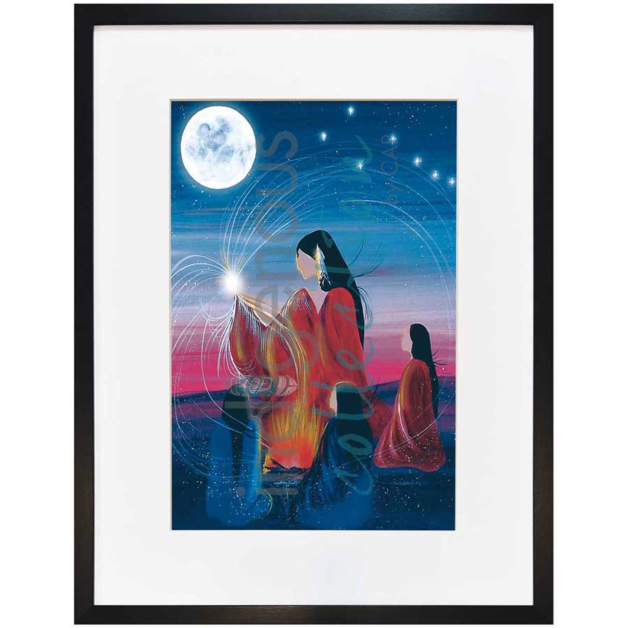 June Moon by artist Betty Albert - Cree. Indigenous Collection