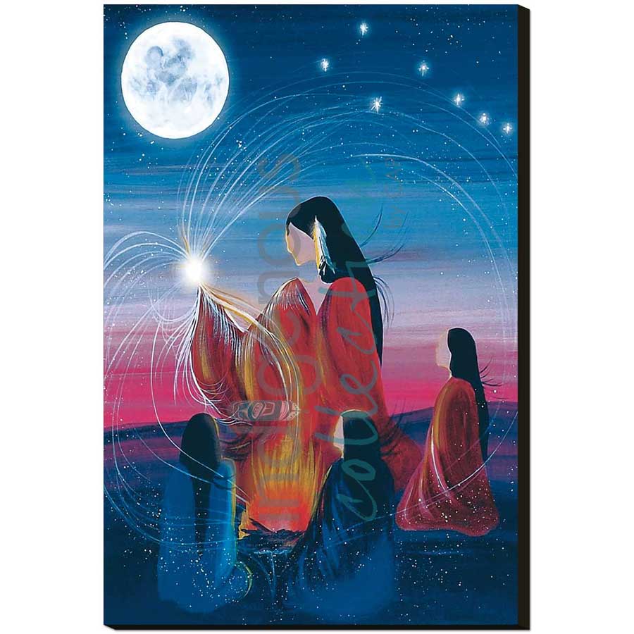 June Moon by artist Betty Albert - Cree. Indigenous Collection
