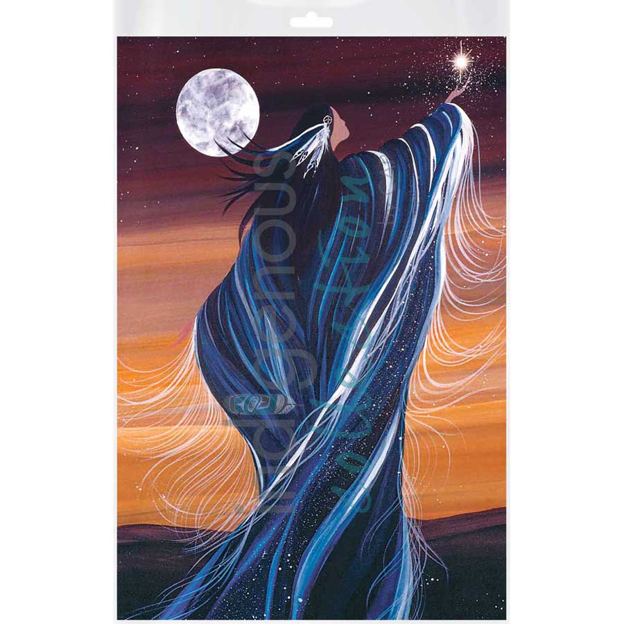 September Moon by artist Betty Albert - Cree. Indigenous Collection