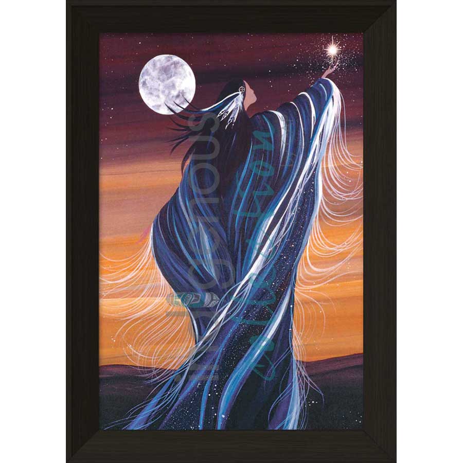 September Moon by artist Betty Albert - Cree. Indigenous Collection