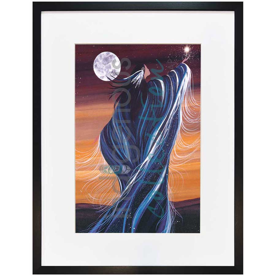 September Moon by artist Betty Albert - Cree. Indigenous Collection