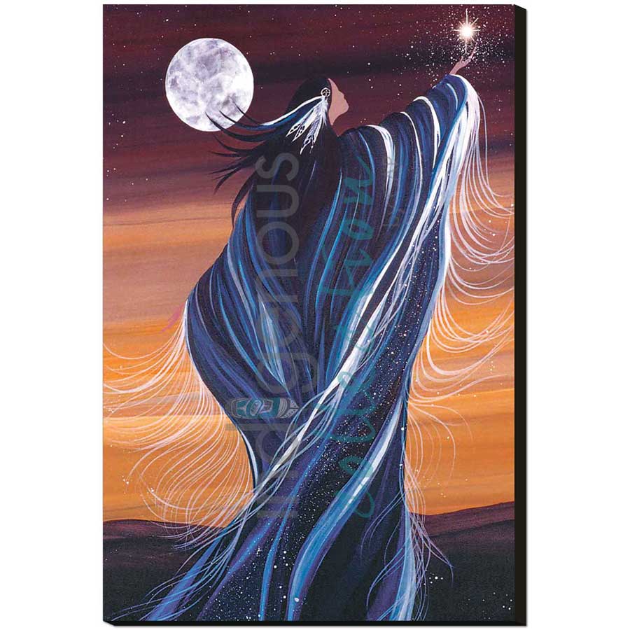 September Moon by artist Betty Albert - Cree. Indigenous Collection