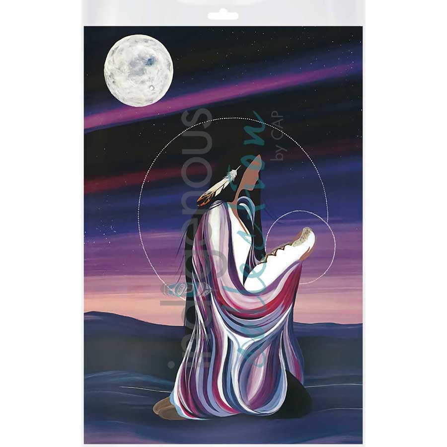 December Moon by artist Betty Albert - Cree. Indigenous Collection