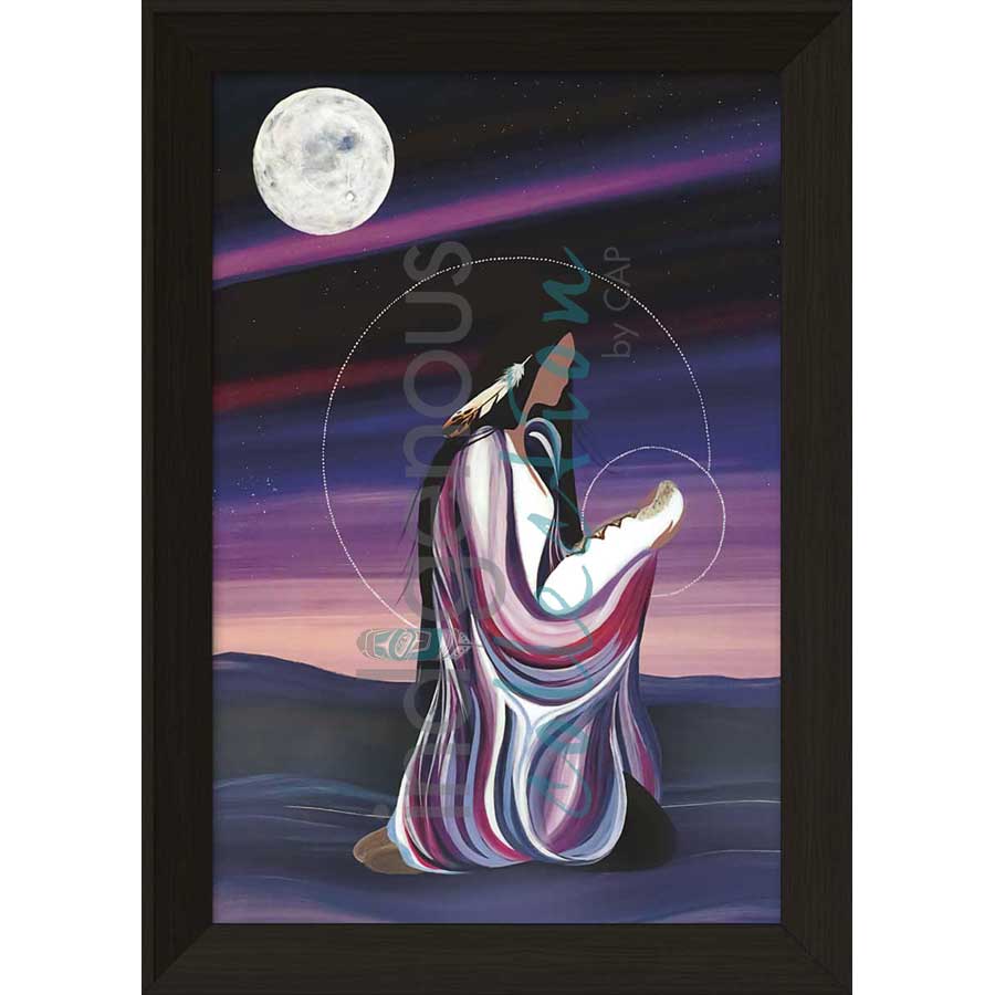 December Moon by artist Betty Albert - Cree. Indigenous Collection