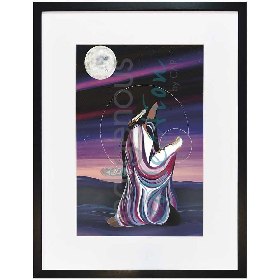 December Moon by artist Betty Albert - Cree. Indigenous Collection