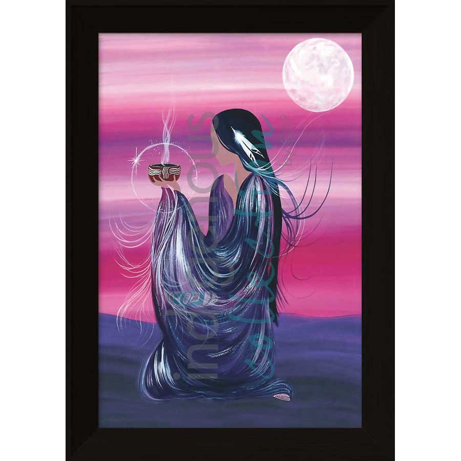 October Moon by artist Betty Albert - Cree. Indigenous Collection