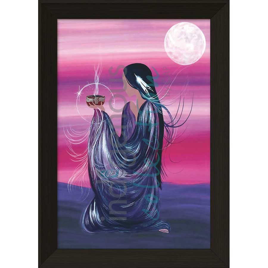 October Moon by artist Betty Albert - Cree. Indigenous Collection