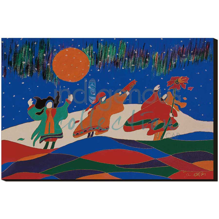 Three Sisters by artist Dawn Oman - Denesuline (Chipewyan). Indigenous Collection