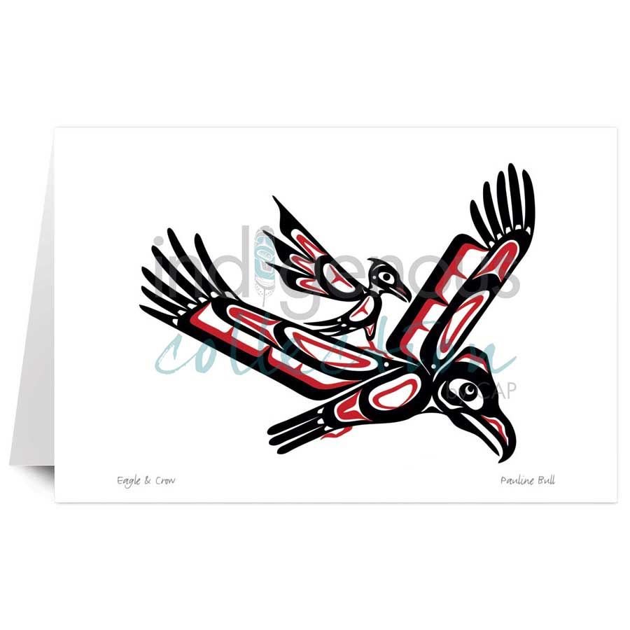 Eagle & Crow by artist Pauline Bull