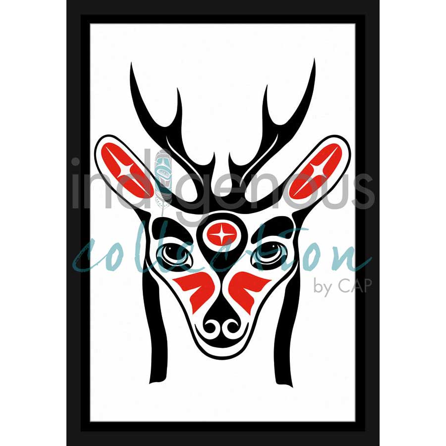 Deer by artist Lon French - Haida. Indigenous Collection