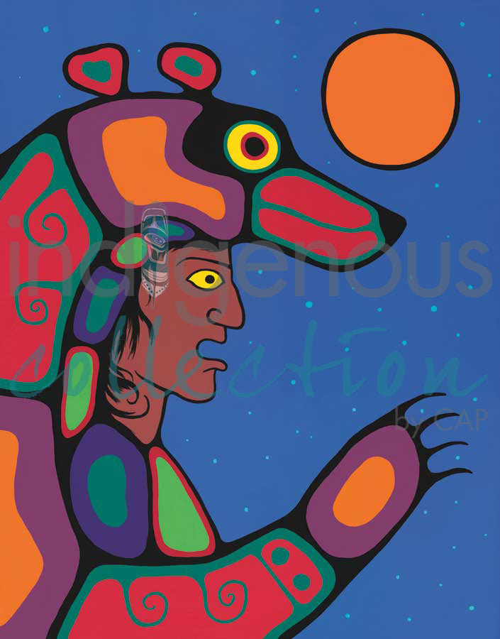 Bear Sky by artist Jim Oskineegish