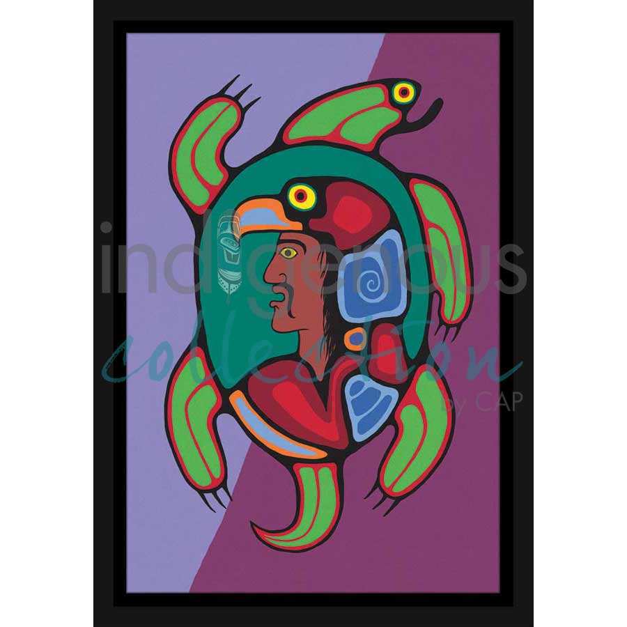 Guardian Spirit by artist Jim Oskineegish - Ojibway. Indigenous Collection