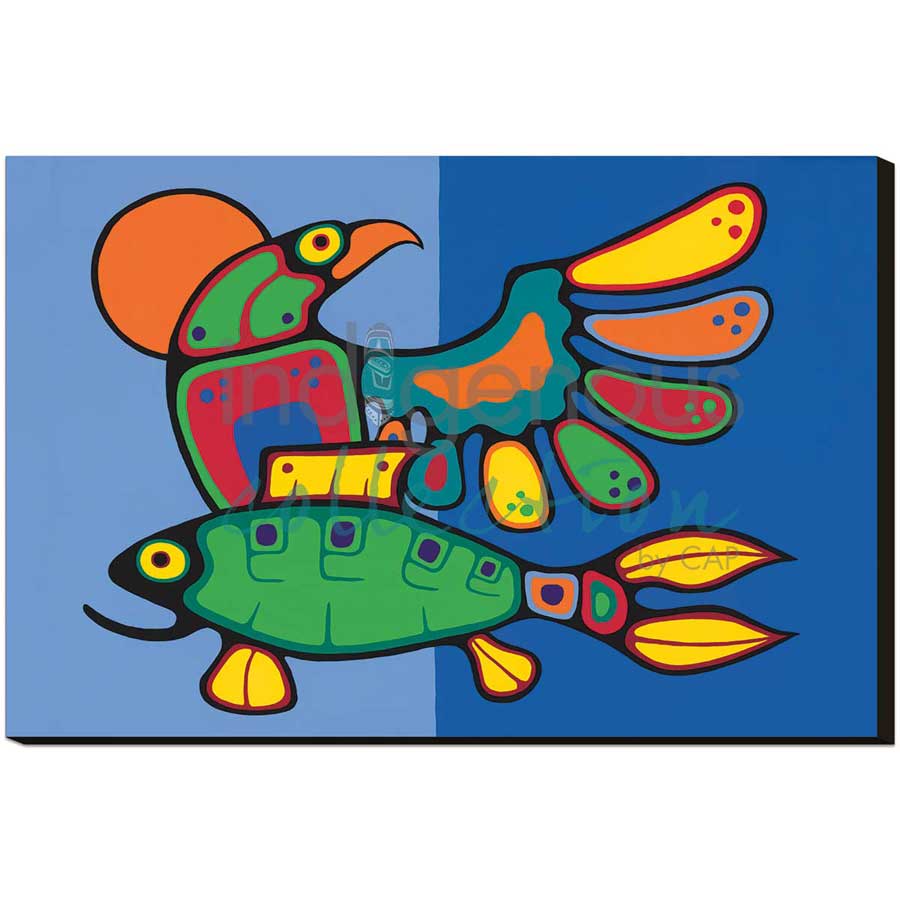 Come Together by artist Jim Oskineegish - Ojibway. Indigenous Collection