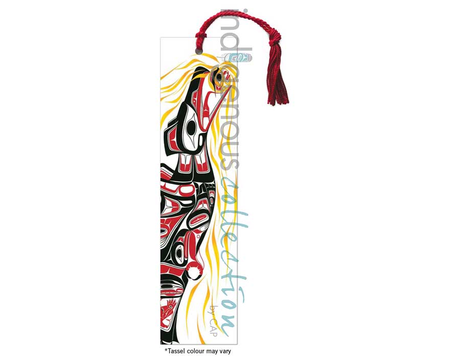 Raven with Sun in Mouth Bookmark by artist Richard Shorty