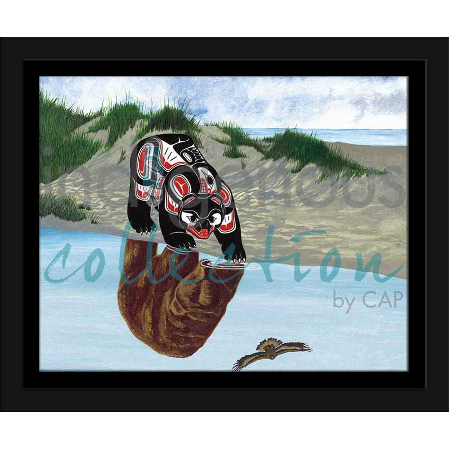 Reflection by artist Richard Shorty - Northern Tutchone. Indigenous Collection