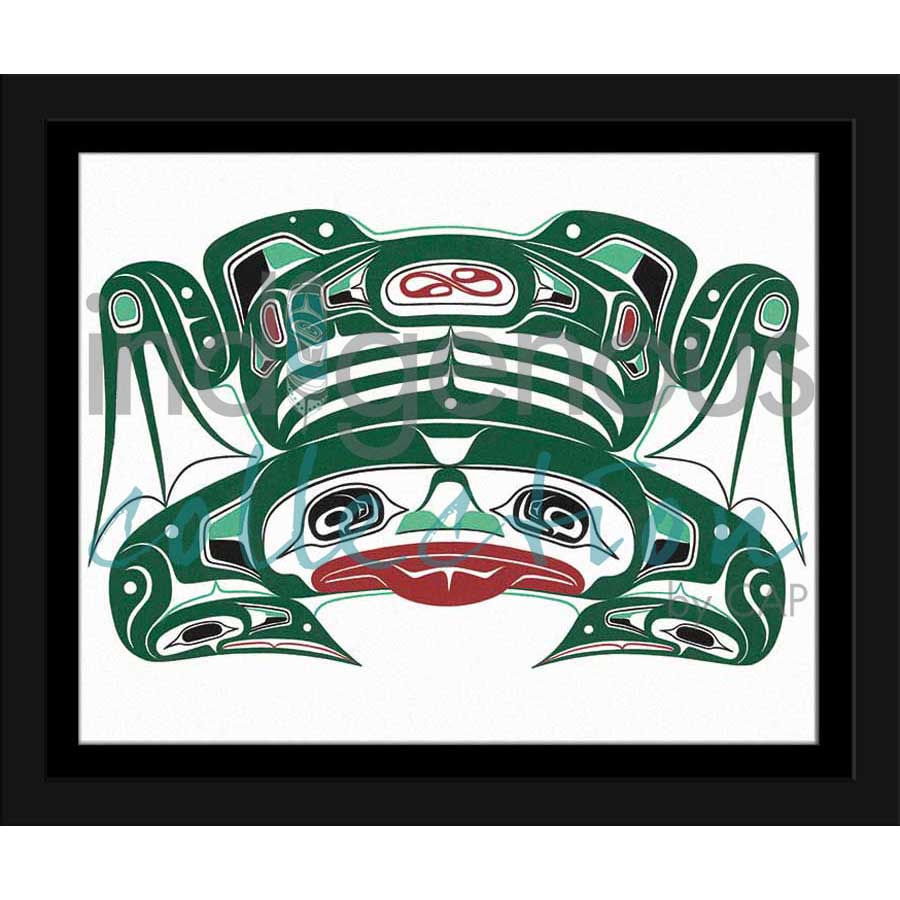 Copper Tone Frog by artist Richard Shorty - Northern Tutchone. Indigenous Collection