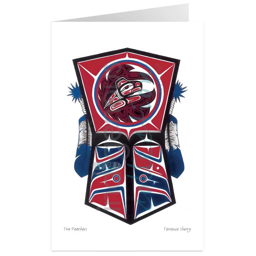 Two Feathers by artist Terrance Shorty