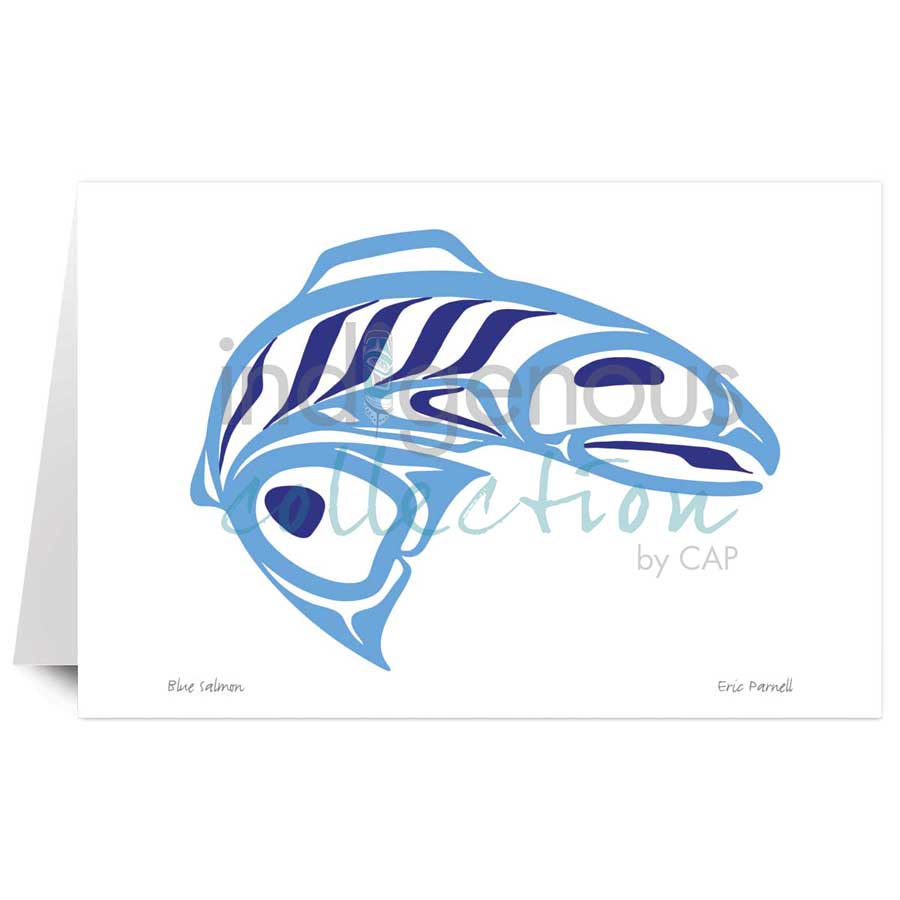 Blue Salmon by artist Eric Parnell