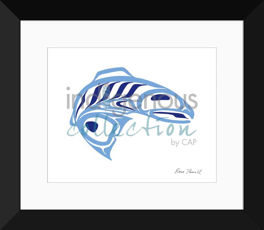 Blue Salmon Limited Edition. Indigenous Collection