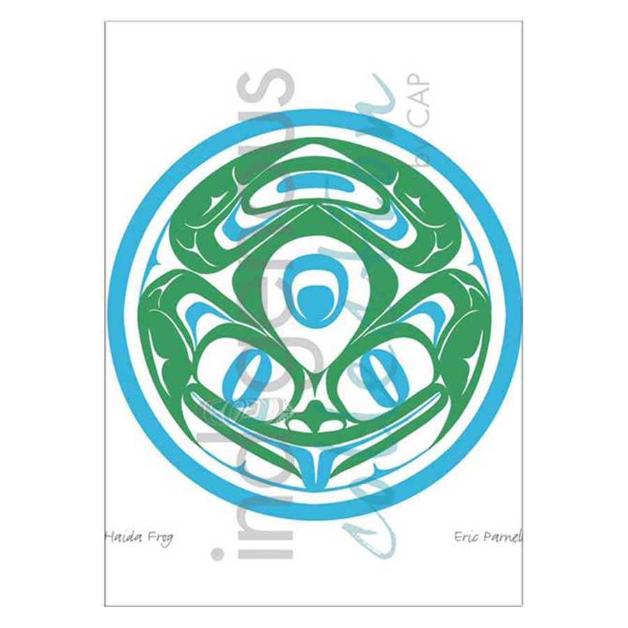 Haida Frog Canvas Prints