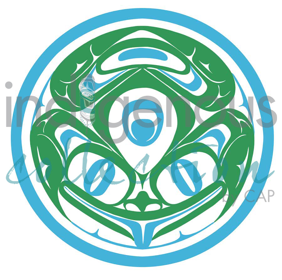 Haida Frog by artist Eric Parnell