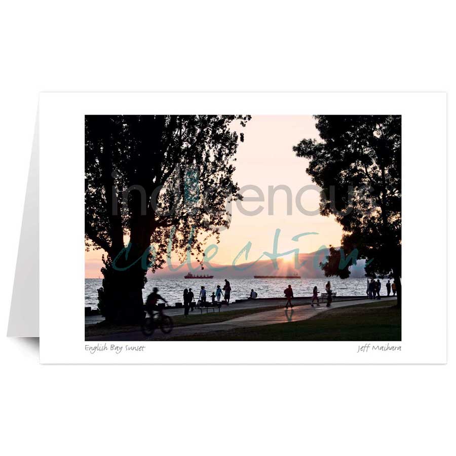 English Bay Sunset by artist Jeff Maihara