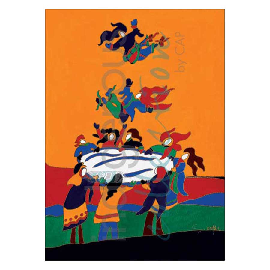 Blanket Toss Canvas Prints