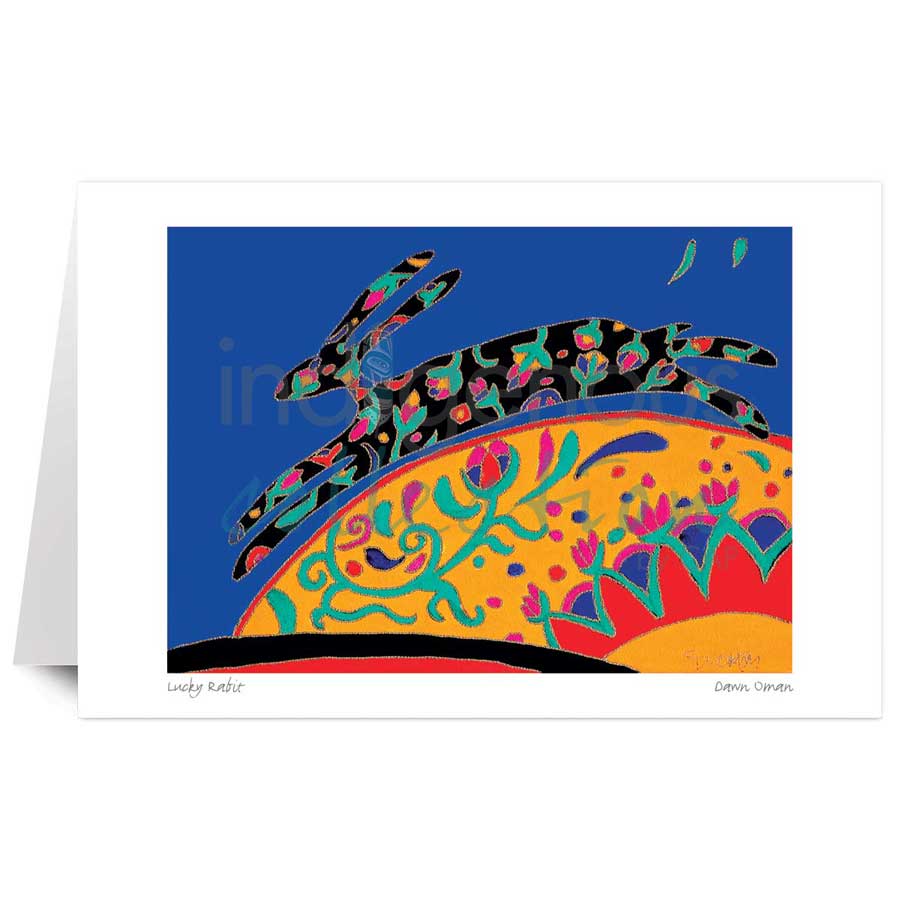 Lucky Rabbit by artist Dawn Oman