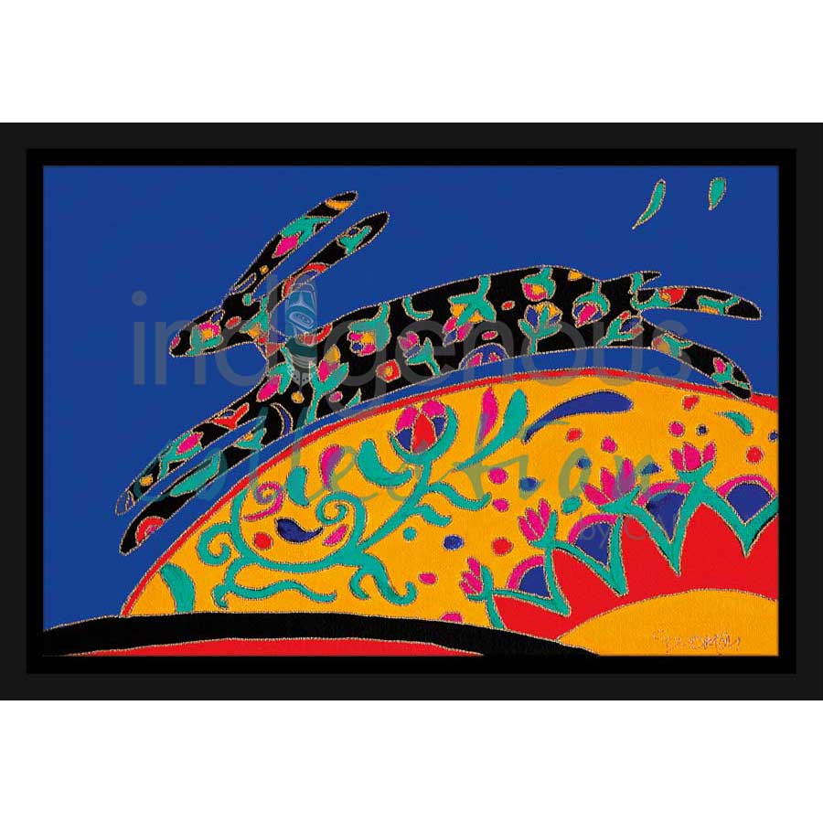 Lucky Rabbit by artist Dawn Oman - Denesuline (Chipewyan). Indigenous Collection