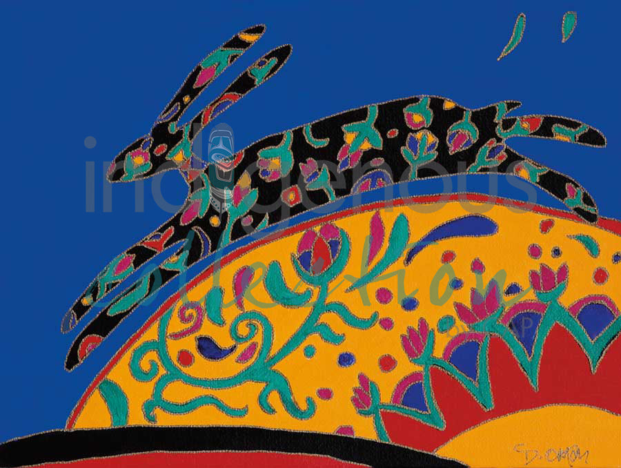 Lucky Rabbit by artist Dawn Oman