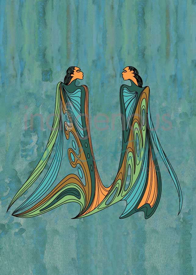 Friends by artist Maxine Noel