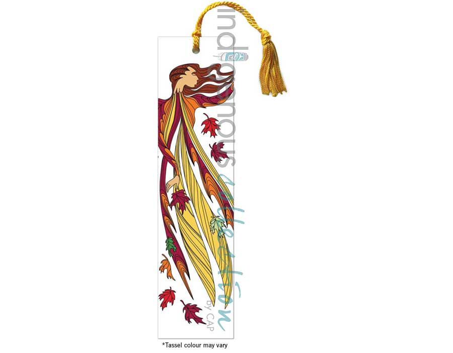 Leaf Dancer Bookmark by artist Maxine Noel