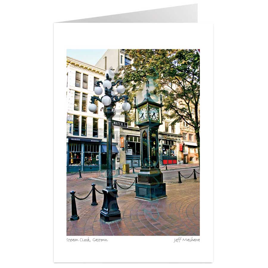 Steam Clock, Gastown by artist Jeff Maihara