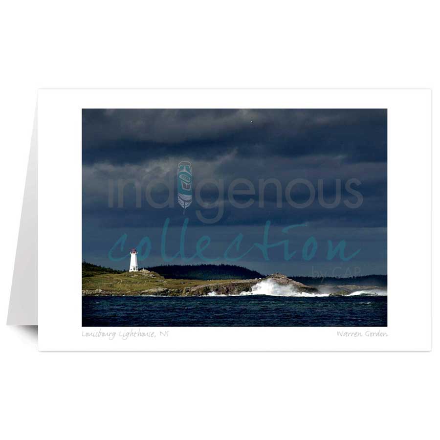 Louisbourg Harbour, NS by artist Warren Gordon