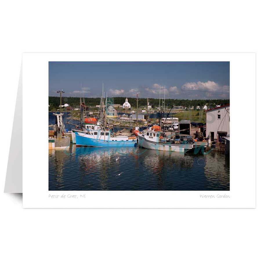 Petit de Grat, NS by artist Warren Gordon