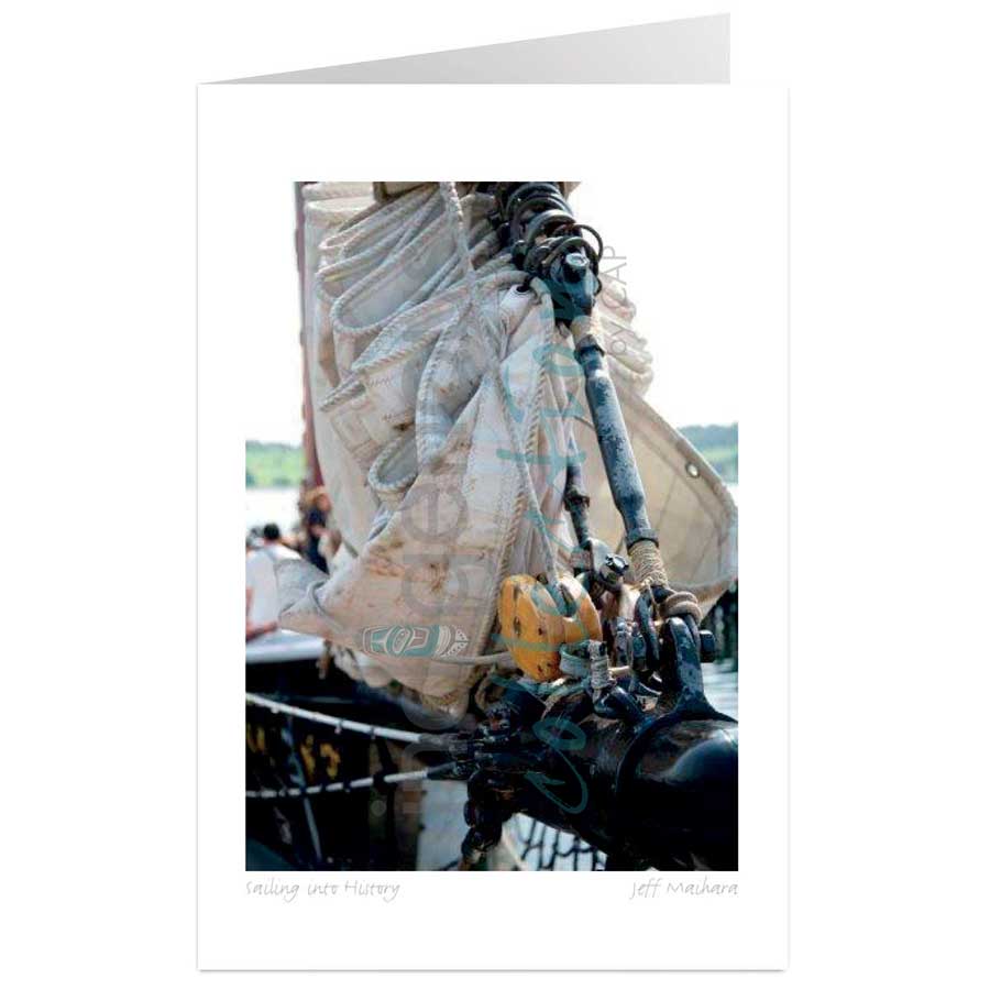 Sailing into History by artist Jeff Maihara