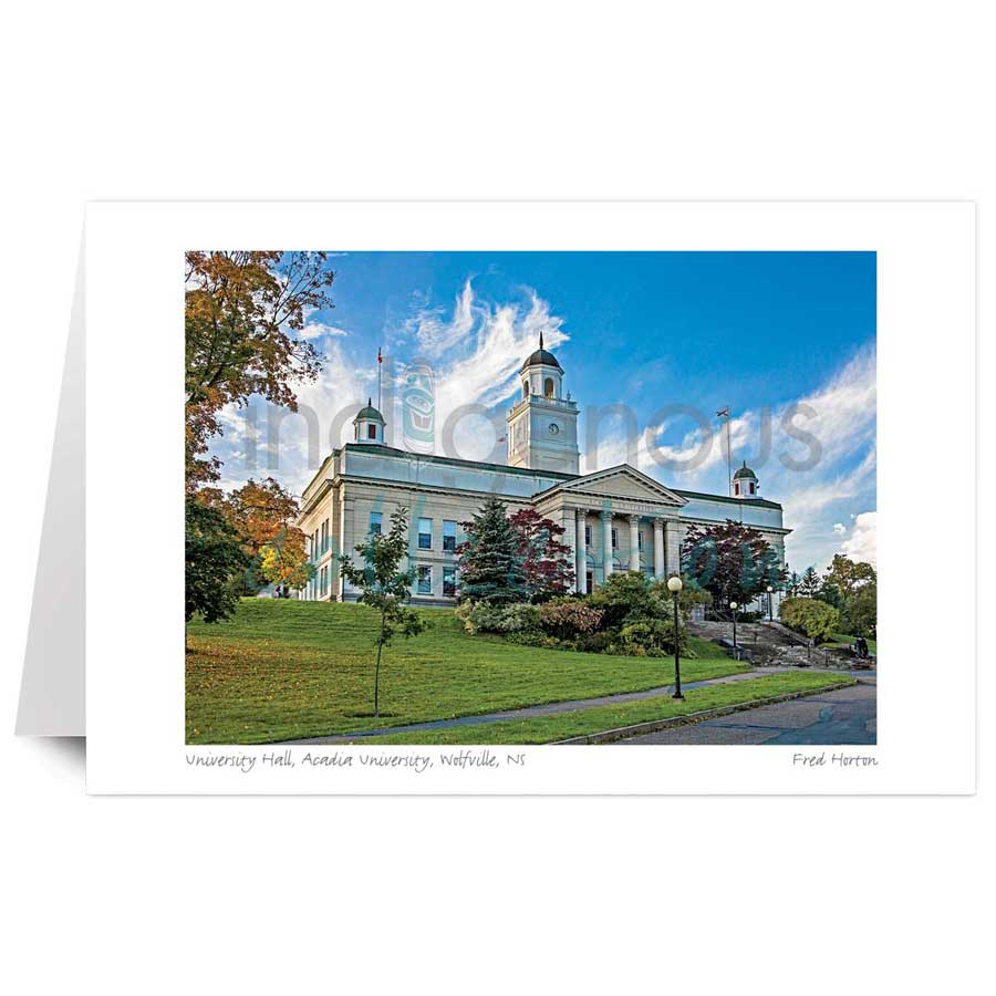 University Hall, Acadia University, Wolfville, NS by artist Fred Horton