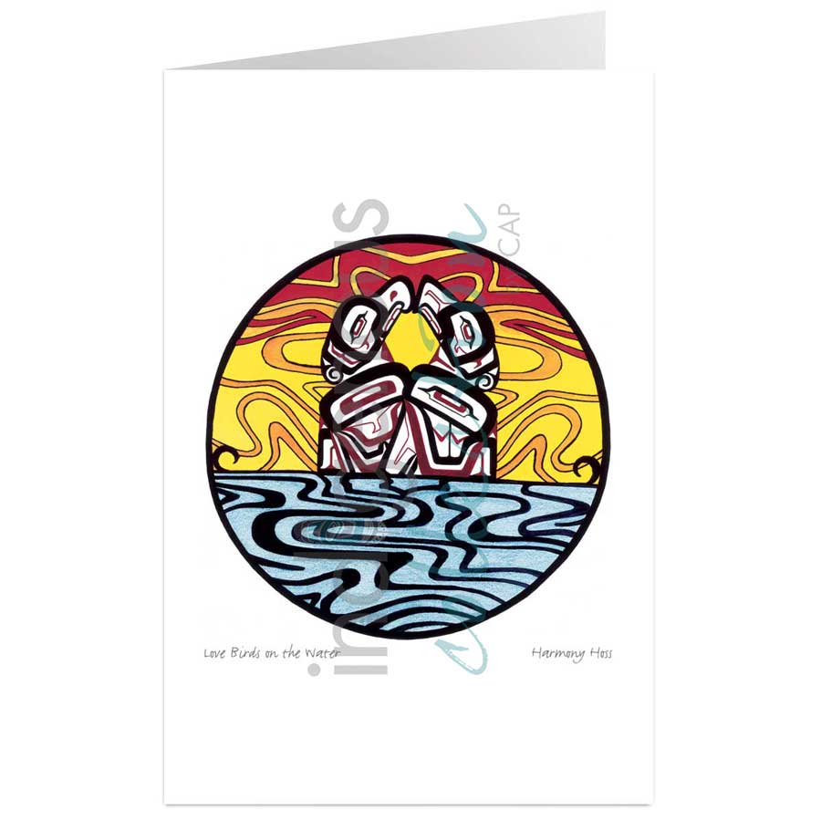 Love Birds on the Water by artist Harmony Hoss