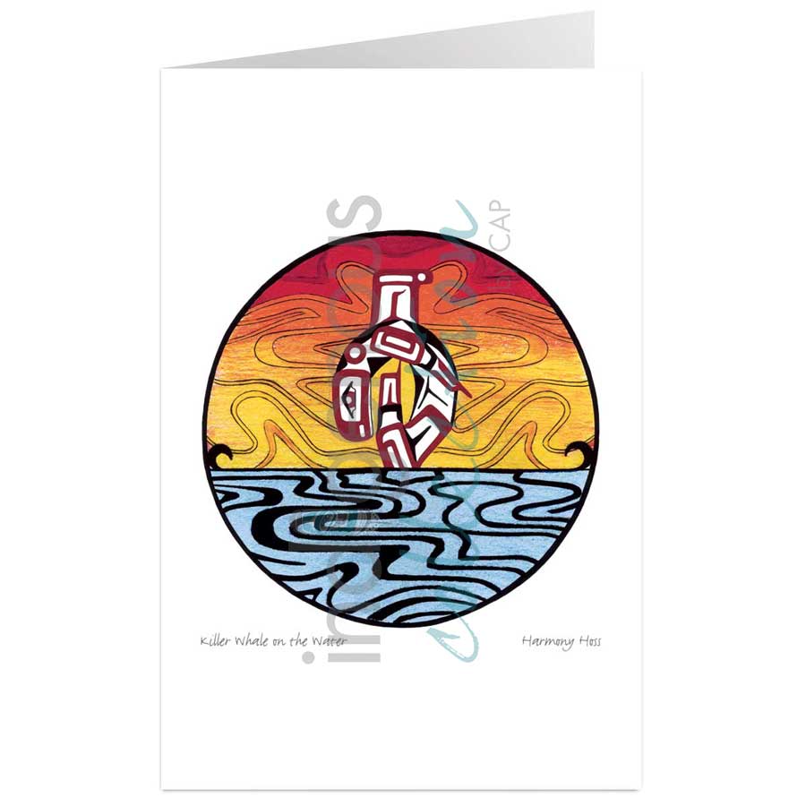 Killer Whale on the Water by artist Harmony Hoss